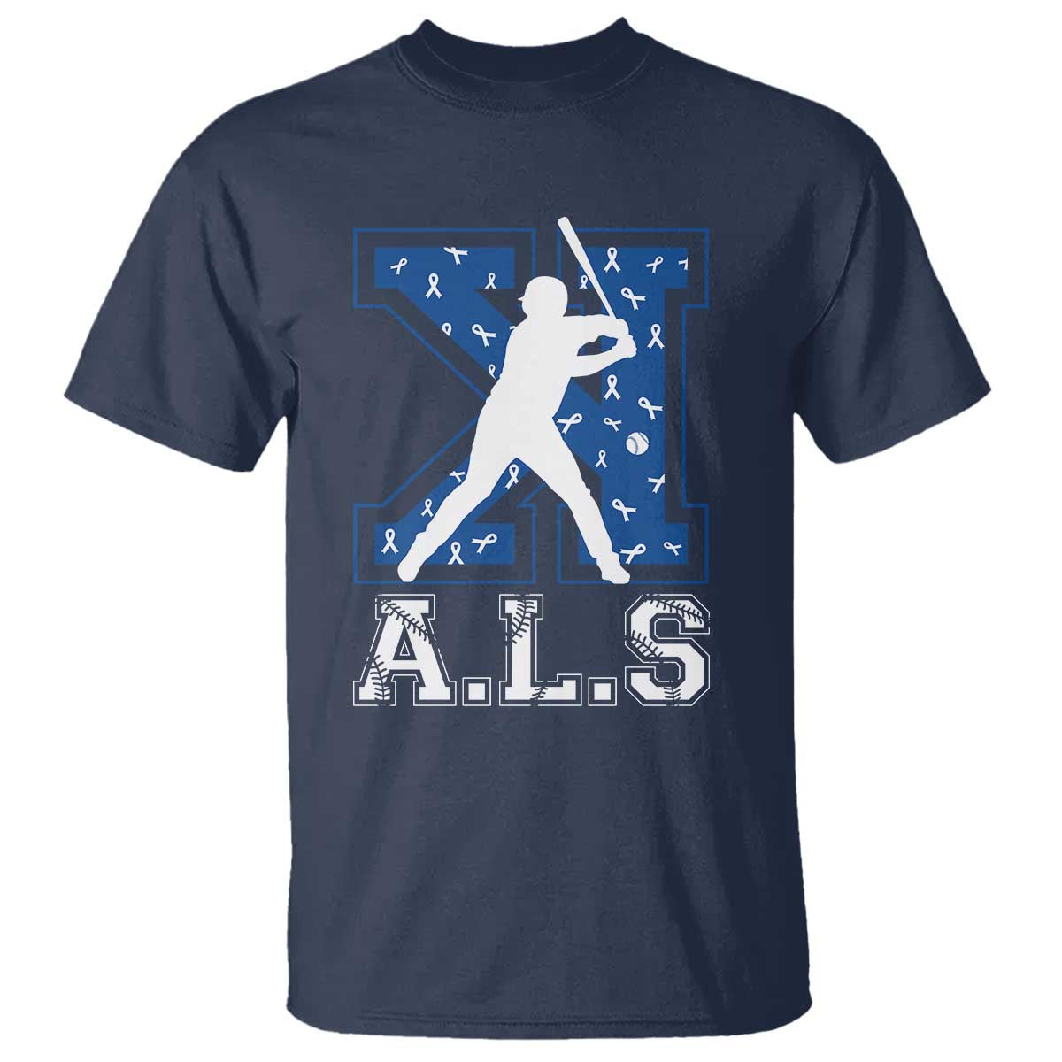 ALS Awareness T Shirt Baseball Strike Out ALS Support