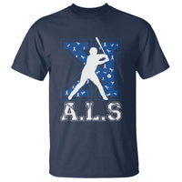 ALS Awareness T Shirt Baseball Strike Out ALS Support