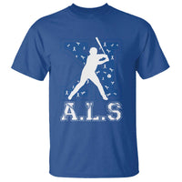 ALS Awareness T Shirt Baseball Strike Out ALS Support