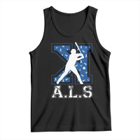 ALS Awareness Tank Top Baseball Strike Out ALS Support