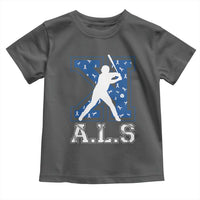 ALS Awareness Toddler T Shirt Baseball Strike Out ALS Support