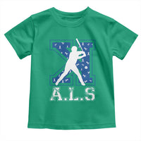 ALS Awareness Toddler T Shirt Baseball Strike Out ALS Support