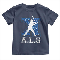 ALS Awareness Toddler T Shirt Baseball Strike Out ALS Support