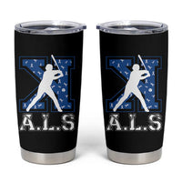 ALS Awareness Tumbler Cup Baseball Strike Out ALS Support