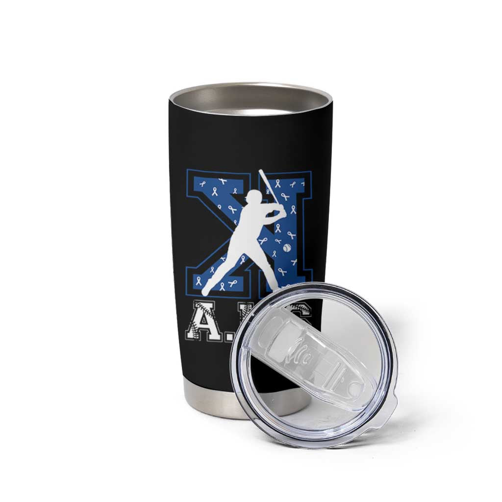 ALS Awareness Tumbler Cup Baseball Strike Out ALS Support