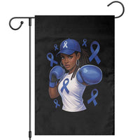 Black Women Fight Colon Cancer Blue Ribbon Garden Flag African American Girls