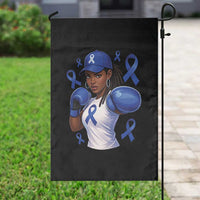 Black Women Fight Colon Cancer Blue Ribbon Garden Flag African American Girls