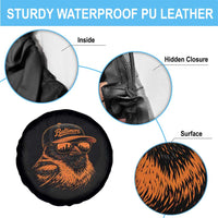 Retro Baltimore Spare Tire Cover City Pride Oriole With Sunglasses