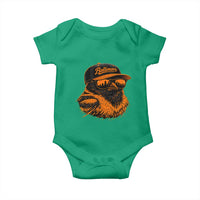 Retro Baltimore Baby Onesie City Pride Oriole With Sunglasses