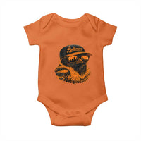 Retro Baltimore Baby Onesie City Pride Oriole With Sunglasses