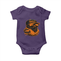 Retro Baltimore Baby Onesie City Pride Oriole With Sunglasses
