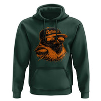 Retro Baltimore Hoodie City Pride Oriole With Sunglasses