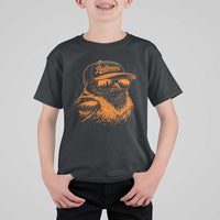 Retro Baltimore T Shirt For Kid City Pride Oriole With Sunglasses
