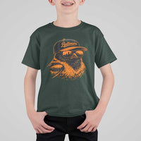 Retro Baltimore T Shirt For Kid City Pride Oriole With Sunglasses