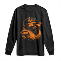 Retro Baltimore Long Sleeve Shirt City Pride Oriole With Sunglasses