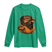 Retro Baltimore Long Sleeve Shirt City Pride Oriole With Sunglasses