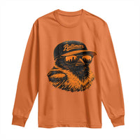 Retro Baltimore Long Sleeve Shirt City Pride Oriole With Sunglasses