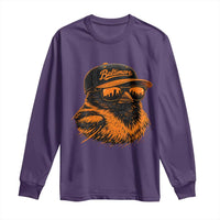 Retro Baltimore Long Sleeve Shirt City Pride Oriole With Sunglasses