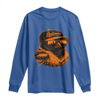 Retro Baltimore Long Sleeve Shirt City Pride Oriole With Sunglasses