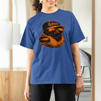 Retro Baltimore T Shirt For Women City Pride Oriole With Sunglasses