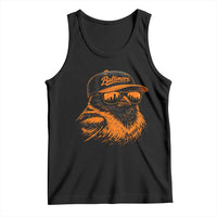 Retro Baltimore Tank Top City Pride Oriole With Sunglasses