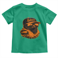 Retro Baltimore Toddler T Shirt City Pride Oriole With Sunglasses