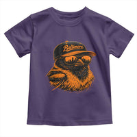 Retro Baltimore Toddler T Shirt City Pride Oriole With Sunglasses