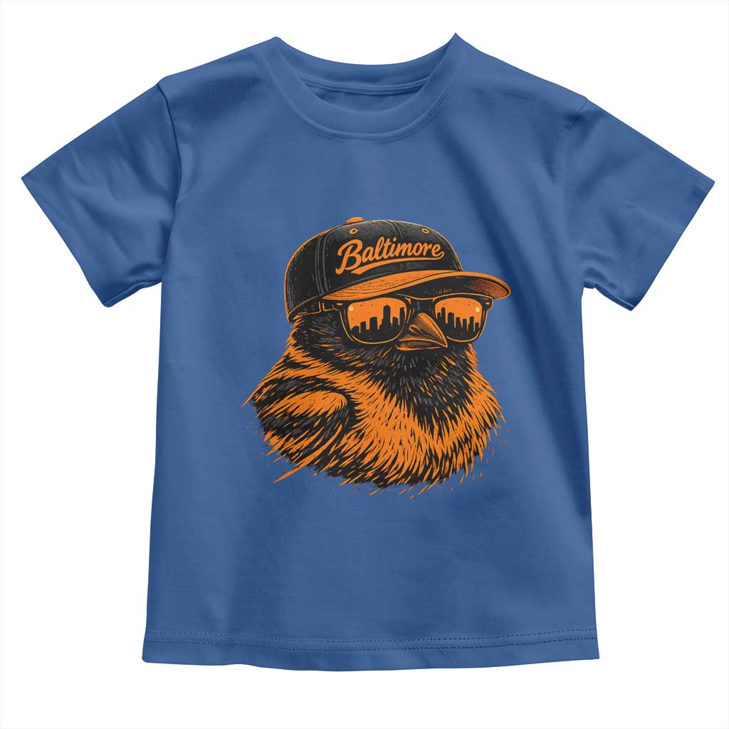 Retro Baltimore Toddler T Shirt City Pride Oriole With Sunglasses