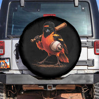 Oriole Baseball Player Spare Tire Cover Retro Funny Bird Mascot Baseball Fans