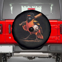 Oriole Baseball Player Spare Tire Cover Retro Funny Bird Mascot Baseball Fans