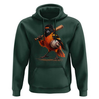 Oriole Baseball Player Hoodie Retro Funny Bird Mascot Baseball Fans