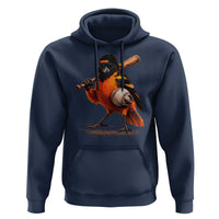 Oriole Baseball Player Hoodie Retro Funny Bird Mascot Baseball Fans