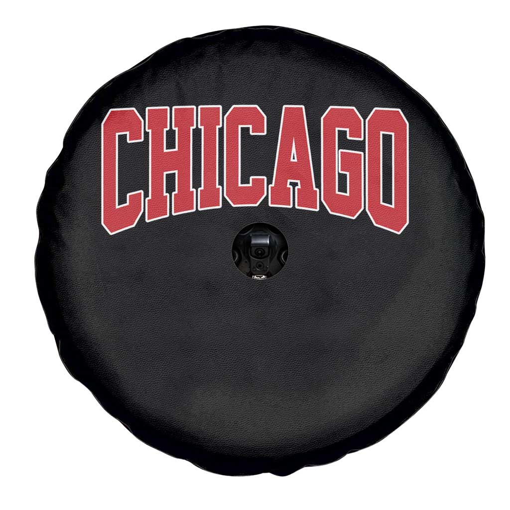 Retro Chicago Spare Tire Cover Vintage Chicago Throwback Athletic Sports Style 80s 90s