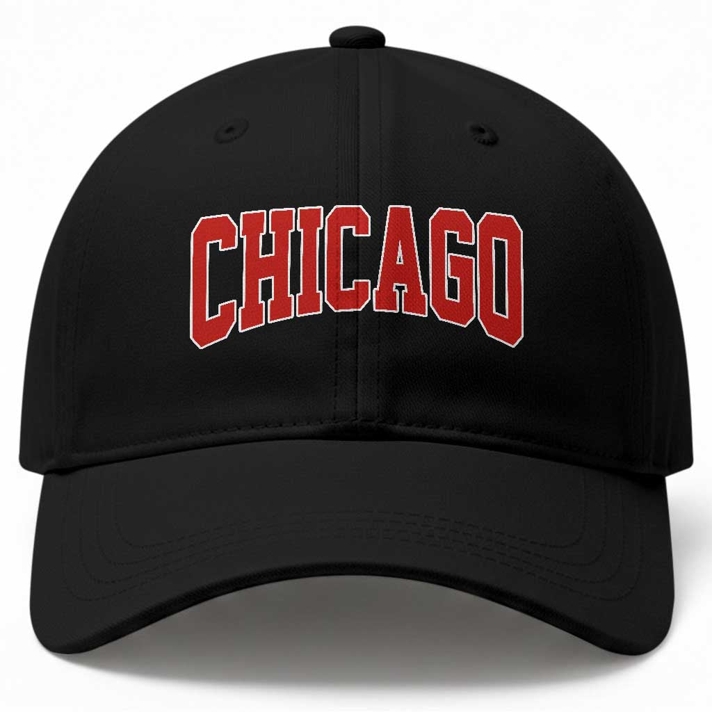 Retro Chicago Baseball Cap Vintage Chicago Throwback Athletic Sports Style 80s 90s