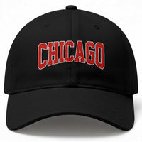 Retro Chicago Baseball Cap Vintage Chicago Throwback Athletic Sports Style 80s 90s