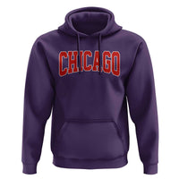 Retro Chicago Hoodie Vintage Chicago Throwback Athletic Sports Style 80s 90s