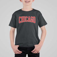 Retro Chicago T Shirt For Kid Vintage Chicago Throwback Athletic Sports Style 80s 90s