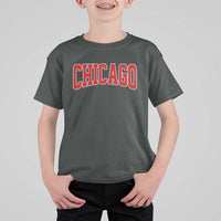Retro Chicago T Shirt For Kid Vintage Chicago Throwback Athletic Sports Style 80s 90s