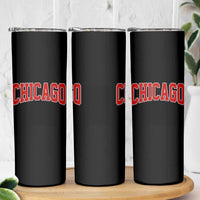 Retro Chicago Skinny Tumbler Vintage Chicago Throwback Athletic Sports Style 80s 90s