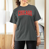 Retro Chicago T Shirt For Women Vintage Chicago Throwback Athletic Sports Style 80s 90s