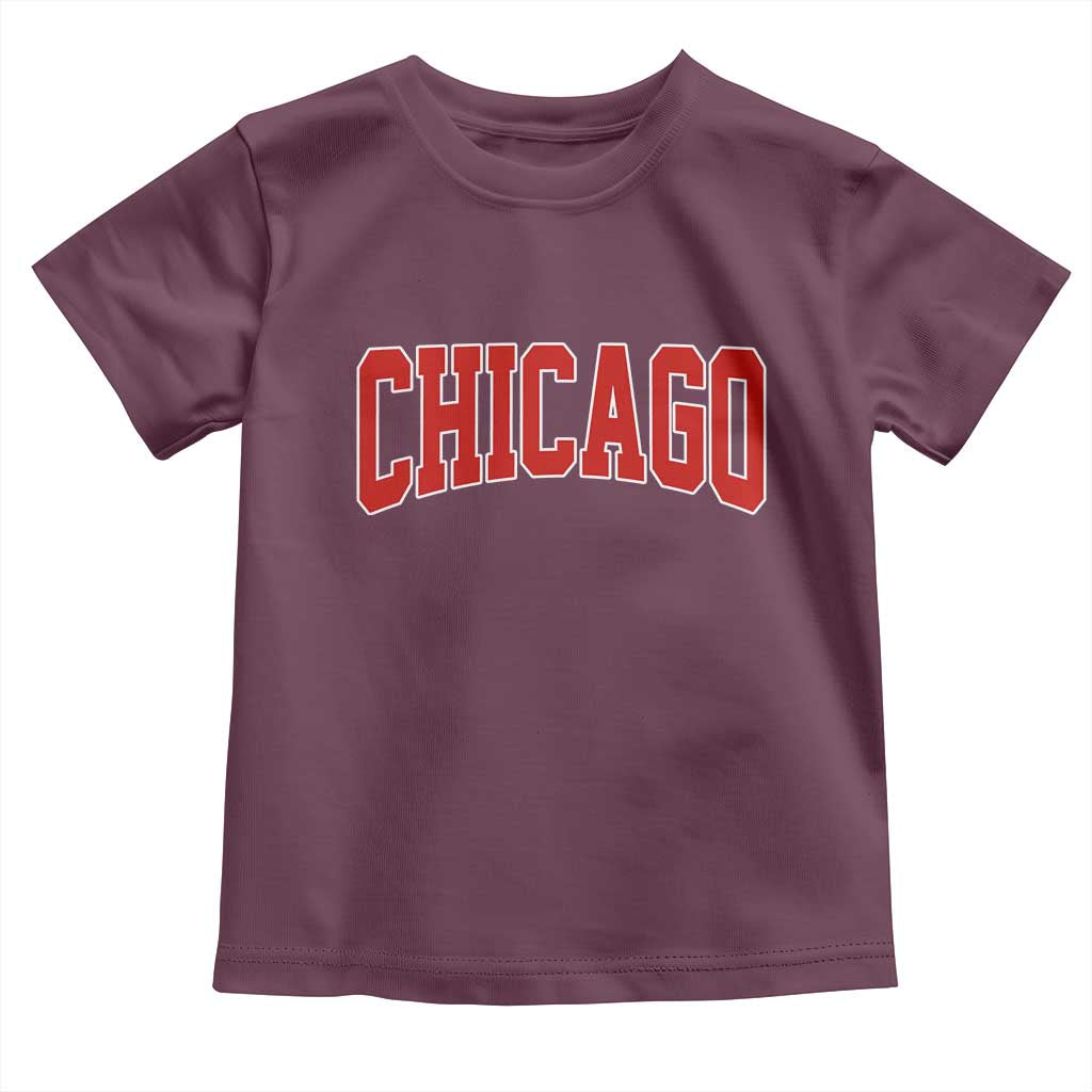 Retro Chicago Toddler T Shirt Vintage Chicago Throwback Athletic Sports Style 80s 90s