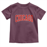 Retro Chicago Toddler T Shirt Vintage Chicago Throwback Athletic Sports Style 80s 90s