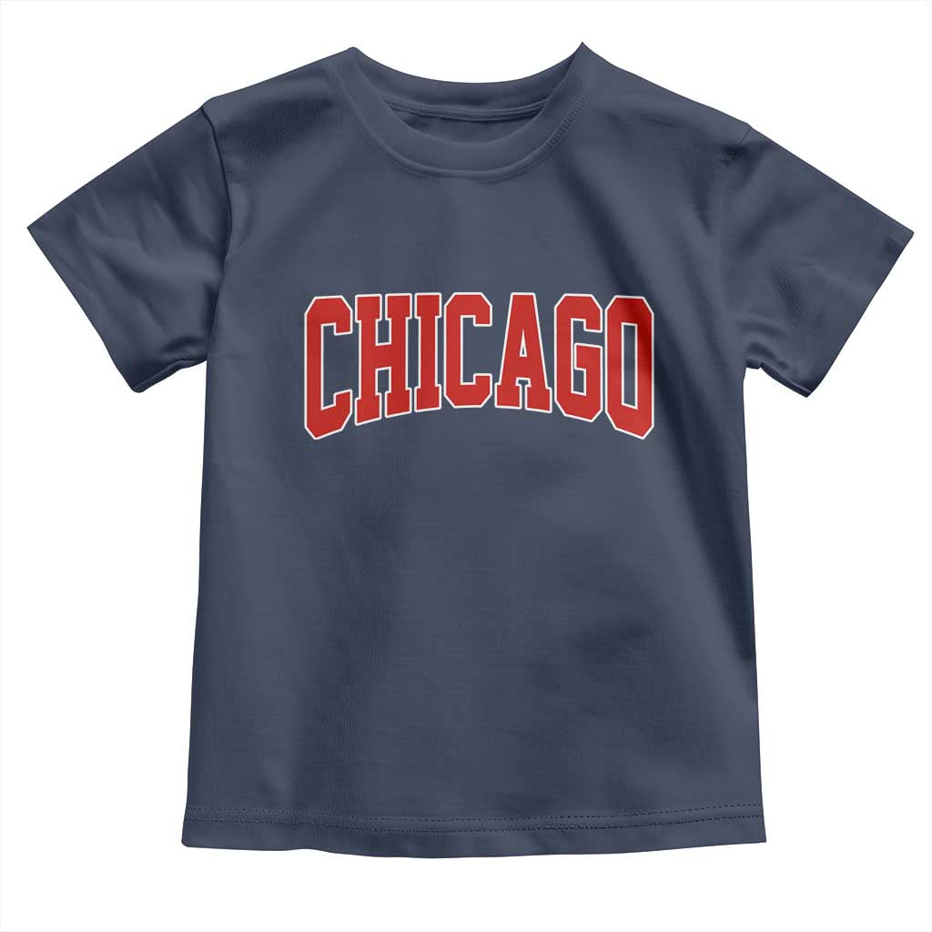 Retro Chicago Toddler T Shirt Vintage Chicago Throwback Athletic Sports Style 80s 90s