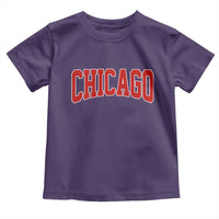 Retro Chicago Toddler T Shirt Vintage Chicago Throwback Athletic Sports Style 80s 90s