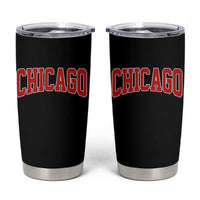 Retro Chicago Tumbler Cup Vintage Chicago Throwback Athletic Sports Style 80s 90s