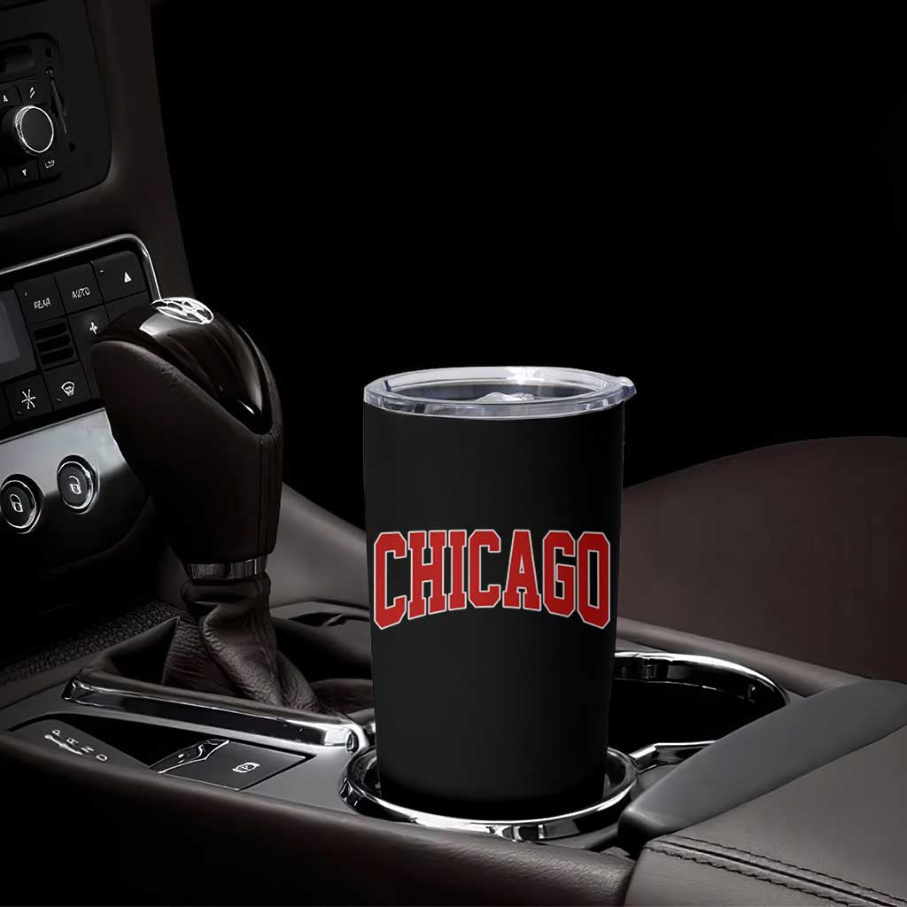 Retro Chicago Tumbler Cup Vintage Chicago Throwback Athletic Sports Style 80s 90s