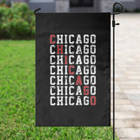 Vintage Chicago Garden Flag Retro Distressed Classic Chicago