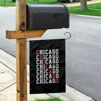 Vintage Chicago Garden Flag Retro Distressed Classic Chicago