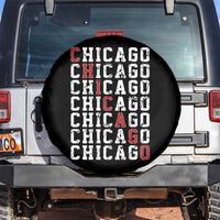 Vintage Chicago Spare Tire Cover Retro Distressed Classic Chicago
