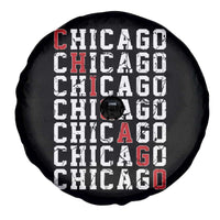 Vintage Chicago Spare Tire Cover Retro Distressed Classic Chicago